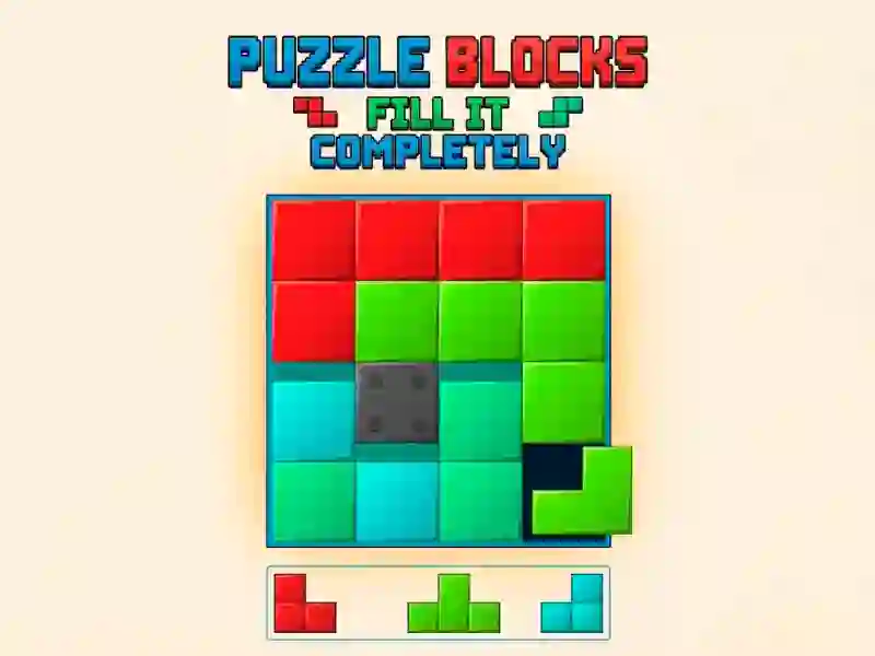 თამაში Puzzle Blocks: Fill It Completely ონლაინ
