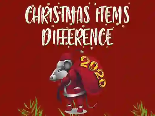 თამაში Christmas Items Differences ონლაინ