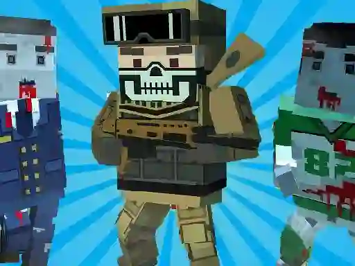 თამაში Blocky Shooting Arena 3D Pixel ონლაინ