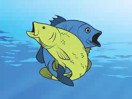 თამაში Friendly Fish Coloring ონლაინ