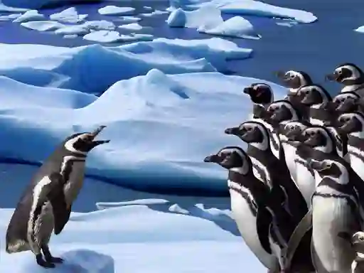 თამაში Penguins Slide ონლაინ