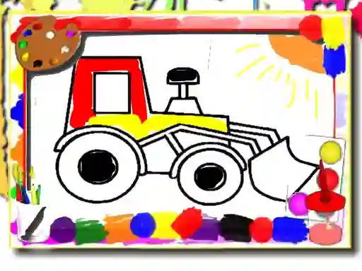 თამაში Back to School: Kids Car Coloring ონლაინ