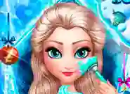 თამაში Ice Queen New Year Makeover ონლაინ