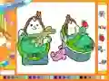 თამაში Online coloring baby twins ონლაინ