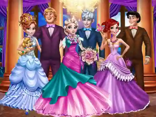 თამაში Princesses Castle Ball ონლაინ