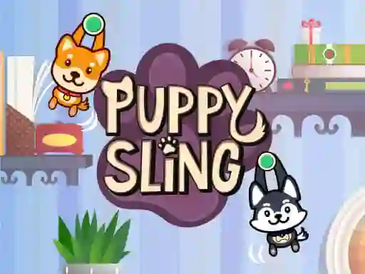 თამაში Puppy Sling ონლაინ