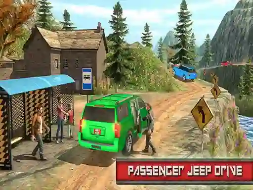 თამაში Jeep Passeger Offroad Mountain Simulation Game ონლაინ