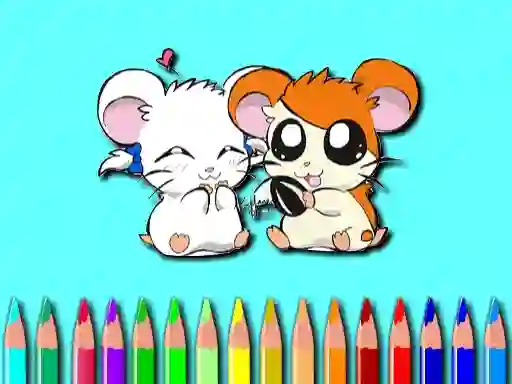 თამაში Hamster Coloring Book ონლაინ