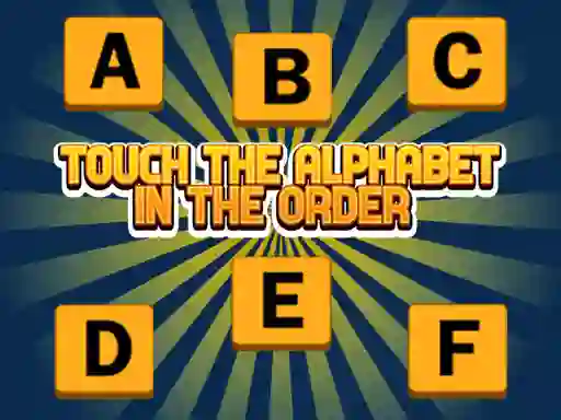 თამაში Touch The Alphabet In The Oder ონლაინ