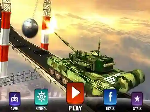 თამაში Impossible Army Tank Driving Simulator Tracks ონლაინ