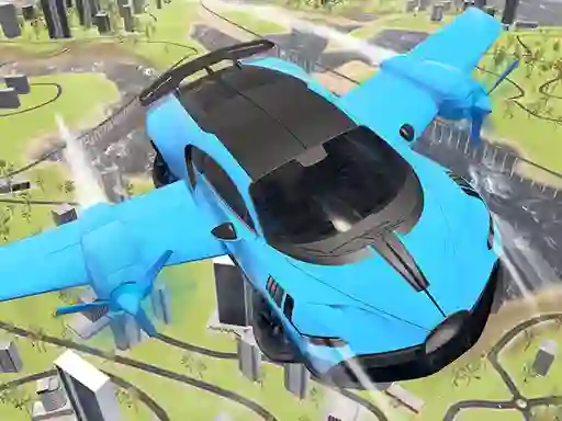 თამაში Real Sports Flying Car 3d ონლაინ