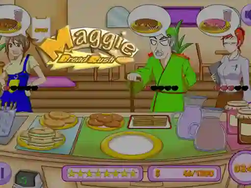 თამაში Maggie Bread Rush ონლაინ