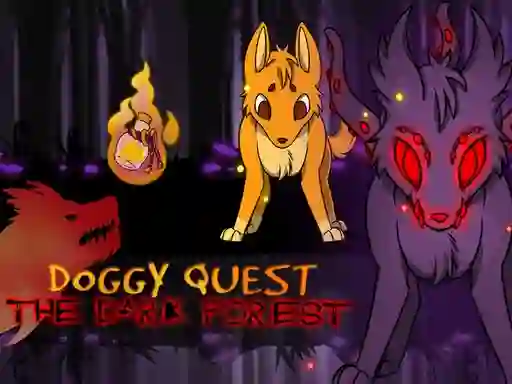 თამაში Doggy Quest The Dark Forest ონლაინ
