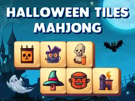 თამაში Halloween Tiles Mahjong ონლაინ