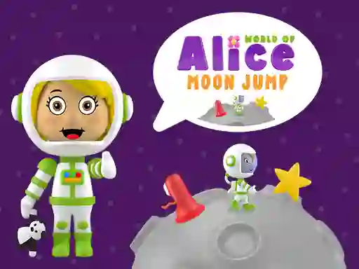 თამაში World of Alice Moon Jump ონლაინ