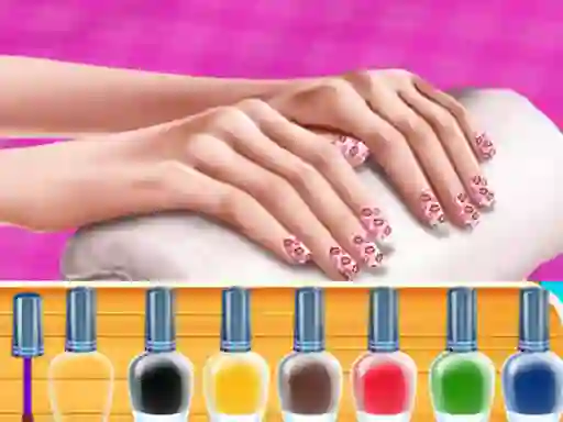 თამაში Elsa's Fashion Nail Art DIY Blog ონლაინ
