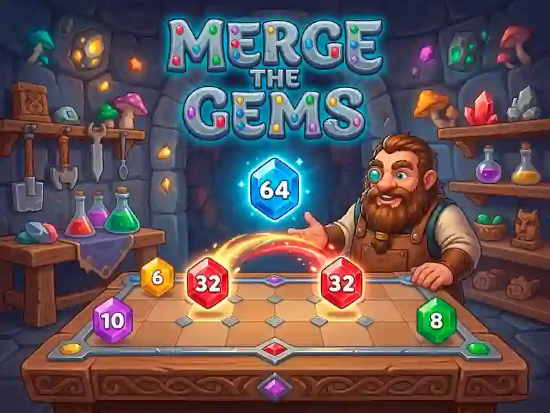 თამაში Merge the Gems ონლაინ
