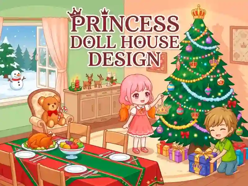 თამაში Princess Doll House Design ონლაინ