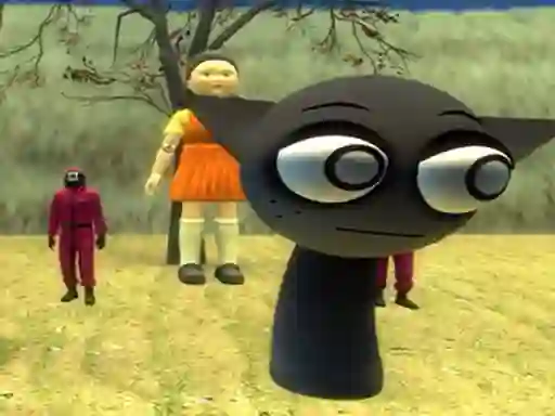 თამაში Squid Game Sprunki Hide ონლაინ