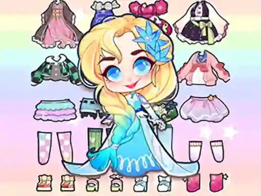 თამაში Hair Doll Dress Up World ონლაინ