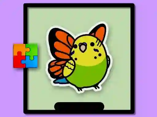 თამაში Cute Budgie Puzzle ონლაინ