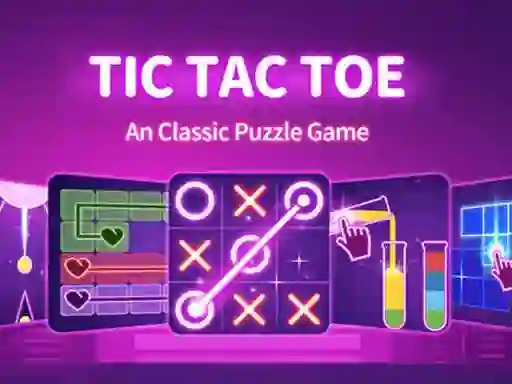 თამაში Tic Tac Toe: A Group Of Classic Game ონლაინ