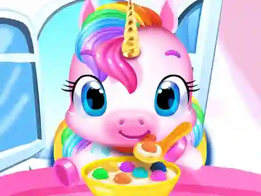 თამაში Magical Unicorn Pet Care ონლაინ