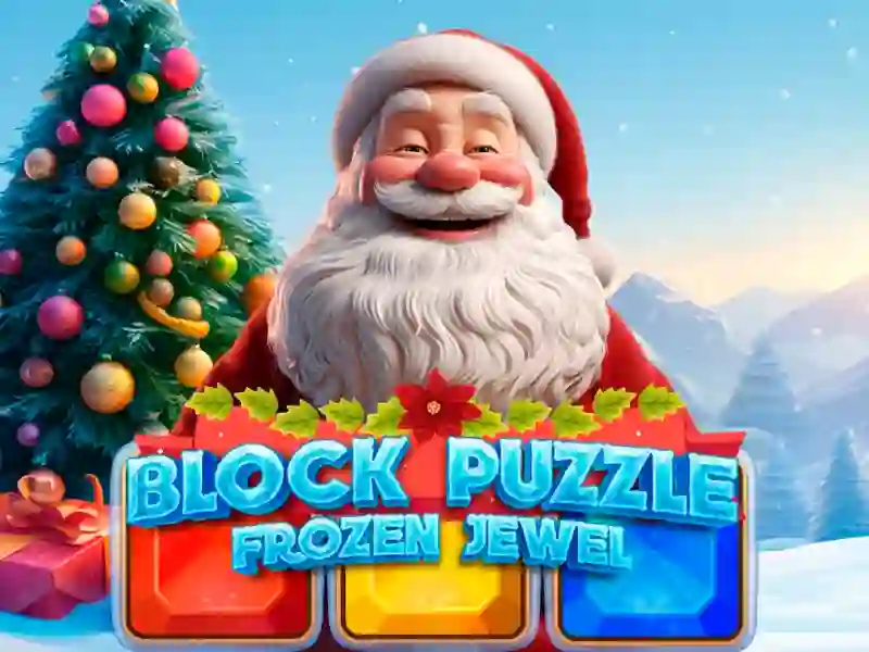 თამაში Block Puzzle Frozen Jewel ონლაინ