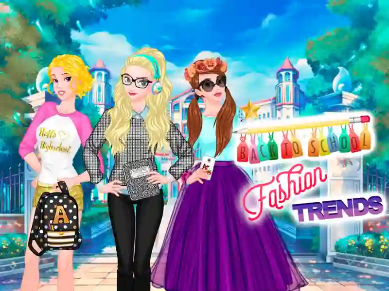 თამაში Back To School Fashion Trends ონლაინ