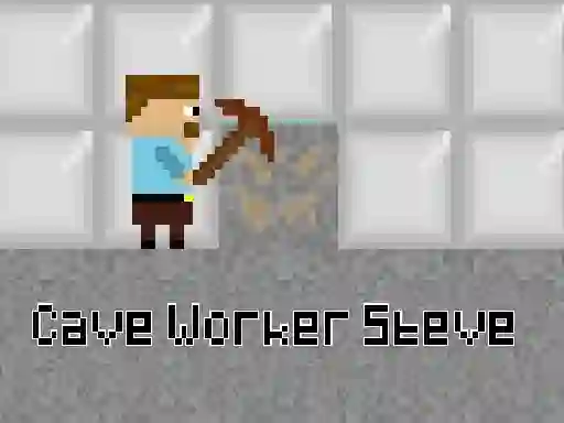 თამაში Cave Worker Steve ონლაინ