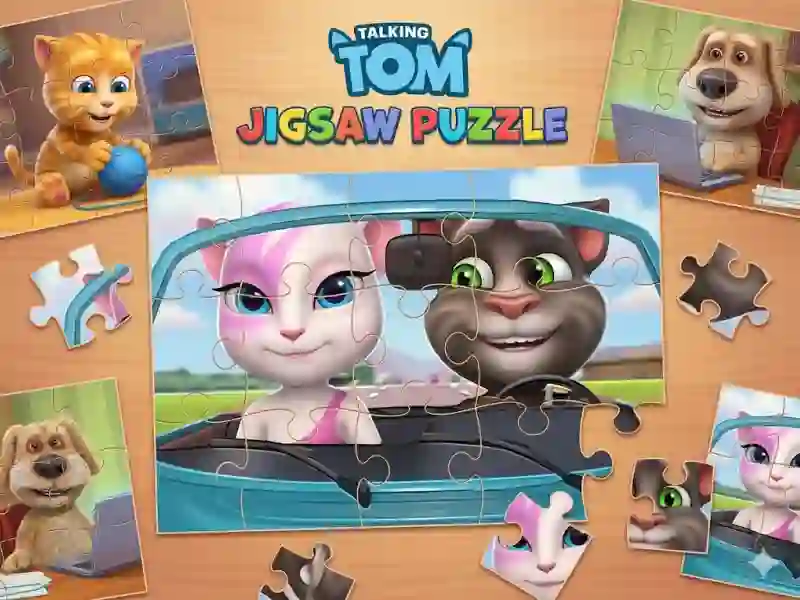 თამაში Talking Tom Jigsaw Puzzle ონლაინ