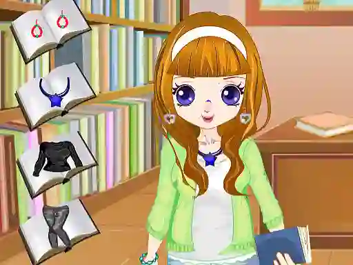 თამაში Library Girl Dressup ონლაინ