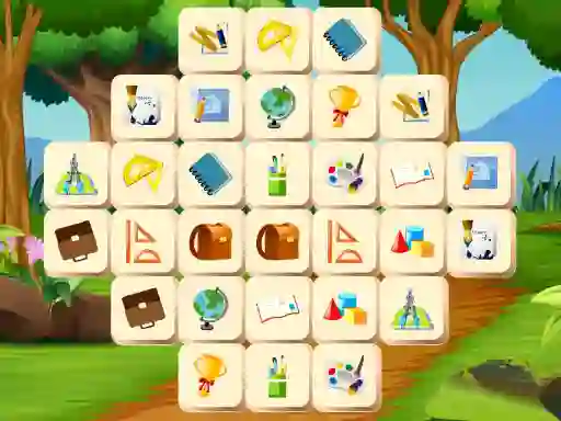 თამაში School Mahjong Deluxe ონლაინ