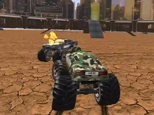 თამაში Demolition Monster Truck Army ონლაინ