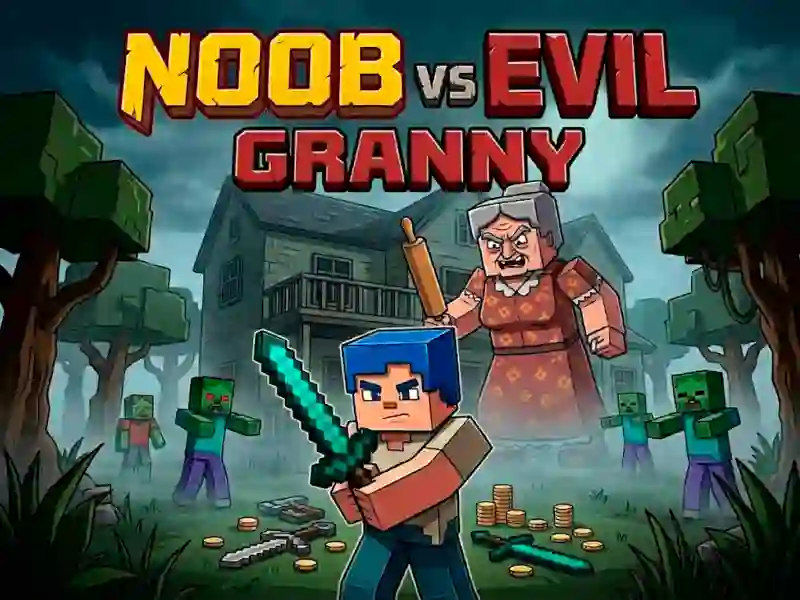 თამაში Noob vs Evil Granny ონლაინ