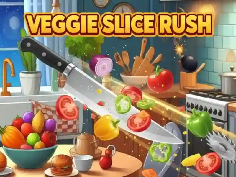 თამაში Veggie Slice Rush ონლაინ