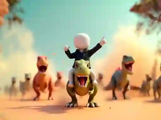 თამაში Stickman: Dinosaur arena ონლაინ