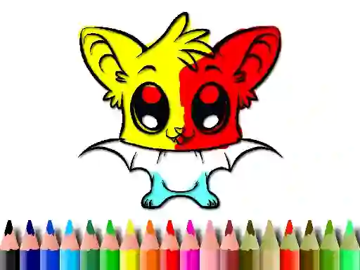 თამაში Cute Bat Coloring Book ონლაინ