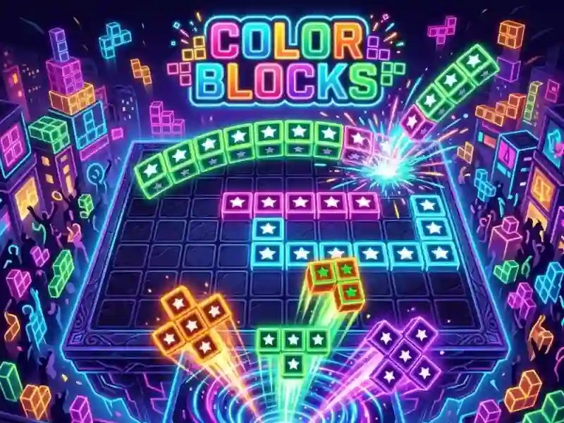 თამაში Color blocks ონლაინ