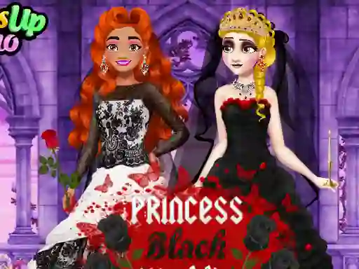 თამაში Princess Black Wedding Dress ონლაინ