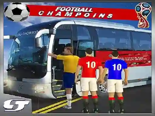 თამაში Football Players Bus Transport ონლაინ