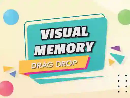 თამაში Visual Memory Drag Drop ონლაინ