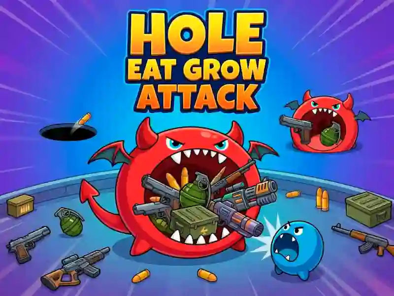 თამაში Hole Eat Grow Attack ონლაინ