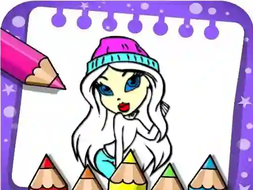 თამაში Easy Bratz Coloring ონლაინ