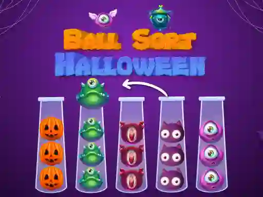 თამაში Ball Sort Halloween ონლაინ