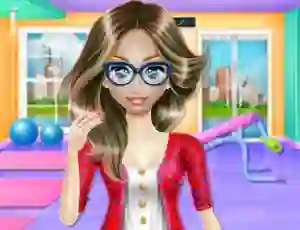 თამაში Nerdy Girl Fat to Fit ონლაინ