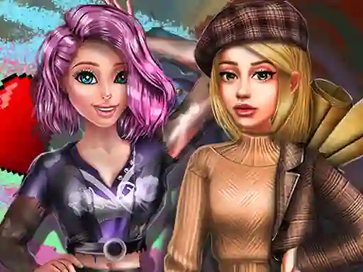 თამაში 2022 Dark Academia to Egirl Dress up ონლაინ