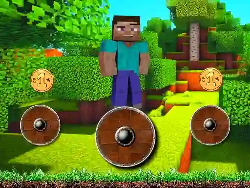 თამაში Mineblock Rotate and Fly Adventure ონლაინ