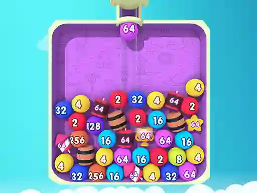 თამაში Bubble Merge 2048 ონლაინ