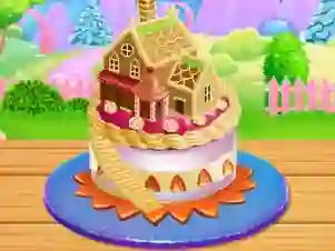 თამაში Doll House Cake Cooking ონლაინ